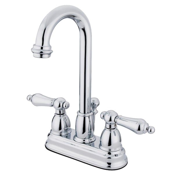 4" Centerset Bathroom Faucet, Chrome